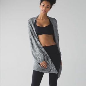 Lululemon Breeze Easy Wrap color Heathered Deep Coal
